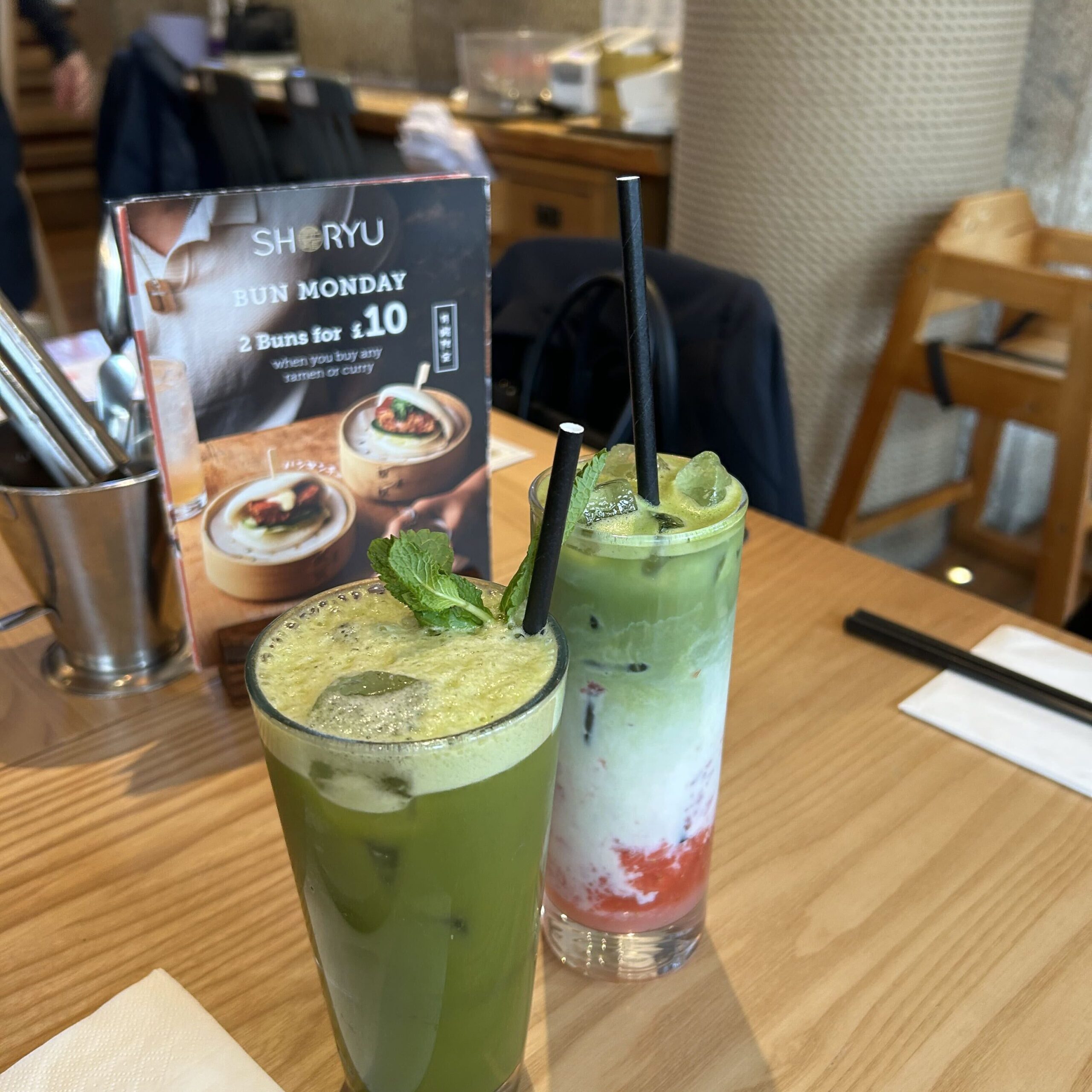ドリンクメニュー